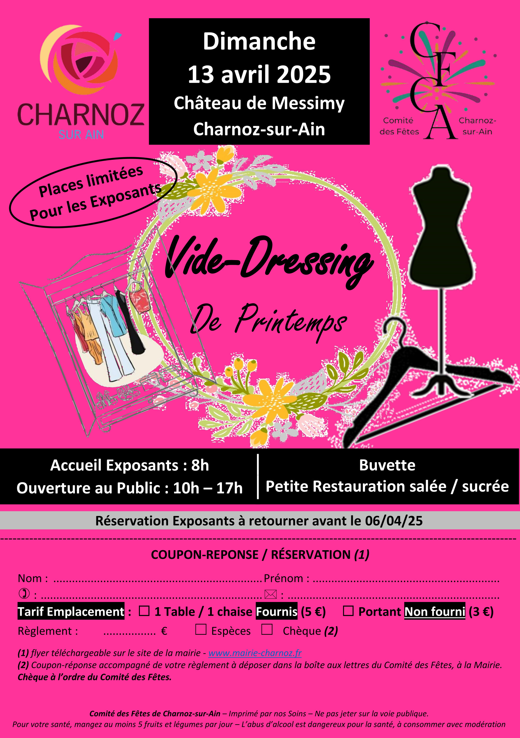 Vide dressing 13 avril 2025